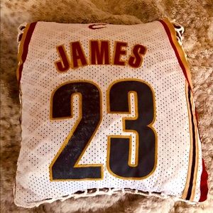 Lebron James basketball pillow
